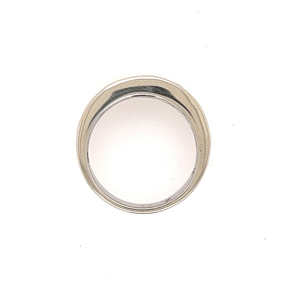 14K White Gold Baguette Diamond Wedding Band - Jewelry Design Gallery of East Windsor