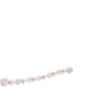 14K White Gold Circle Link Eternity Diamond Bracelet - Jewelry Design Gallery of East Windsor