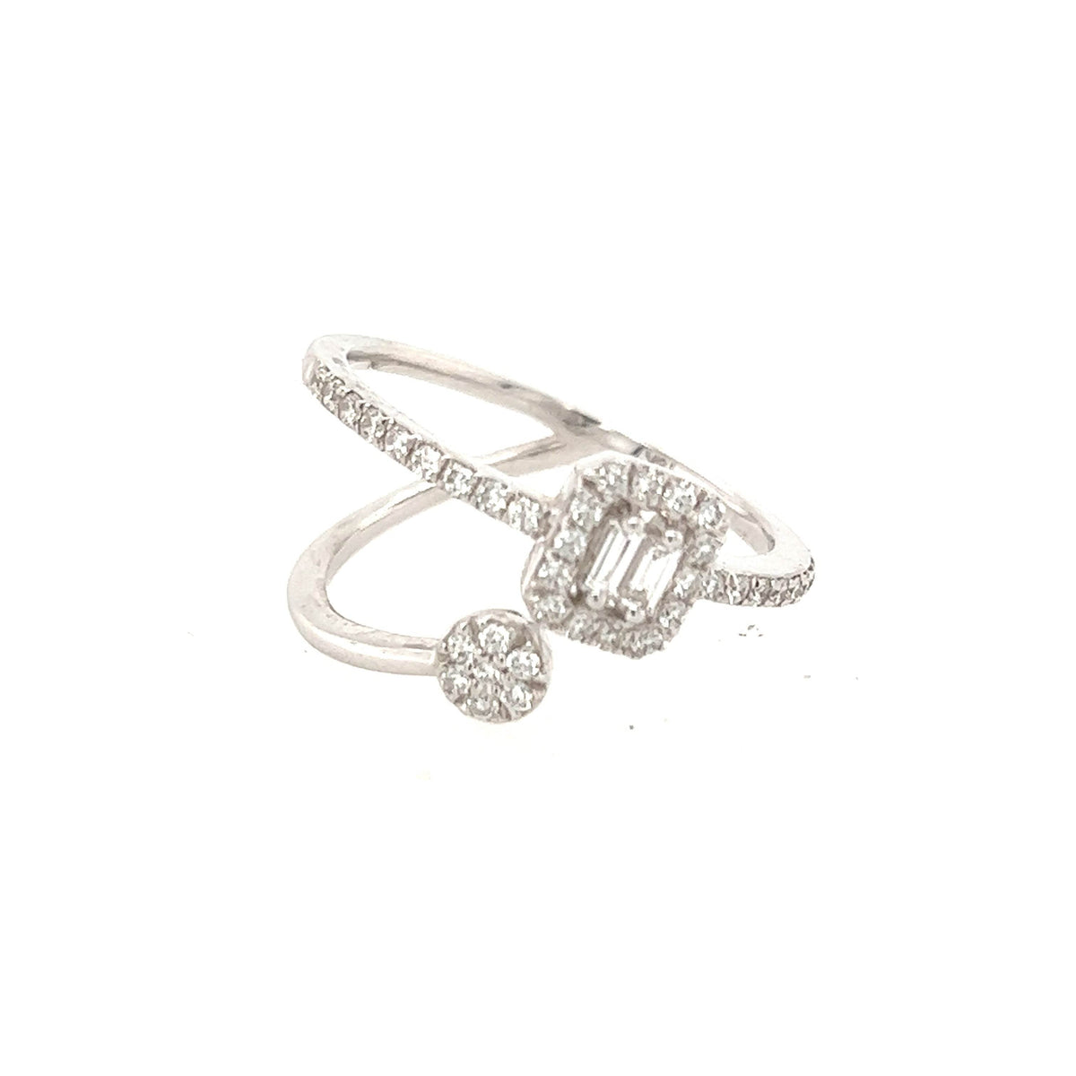 18K White Gold Diamond Fashion Ring - Jewelry Design Gallery of East Windsor