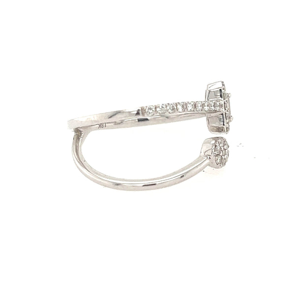 18K White Gold Diamond Fashion Ring - Jewelry Design Gallery of East Windsor
