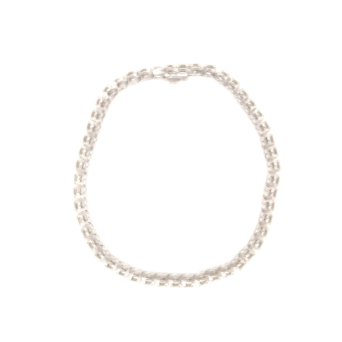 14K White Gold Diamond Tennis Bracelet - Jewelry Design Gallery of East Windsor
