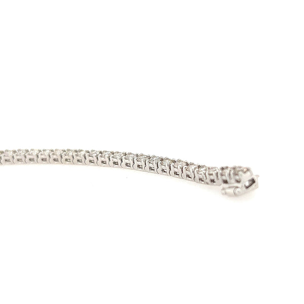 14K White Gold Diamond Tennis Bracelet - Jewelry Design Gallery of East Windsor