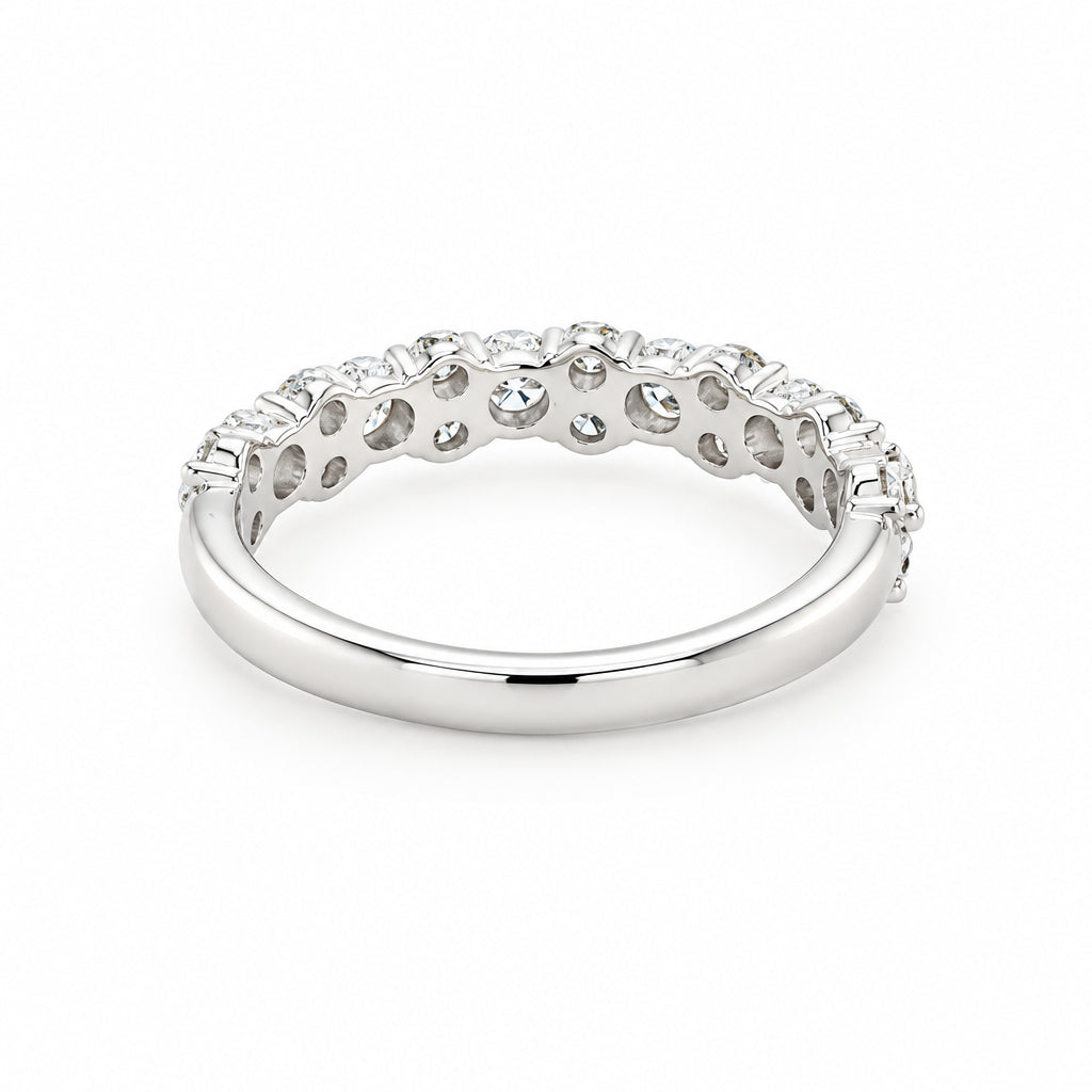 14K White Gold Diamond Wedding Band with .92 carats - Jewelry Design Gallery of East Windsor
