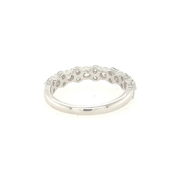 14K White Gold Diamond Wedding Band with .92 carats - Jewelry Design Gallery of East Windsor