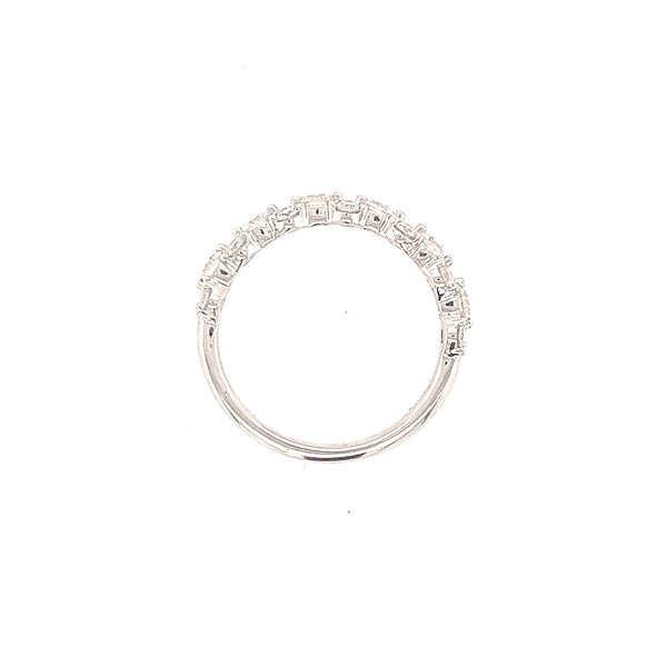 14K White Gold Diamond Wedding Band with .92 carats - Jewelry Design Gallery of East Windsor