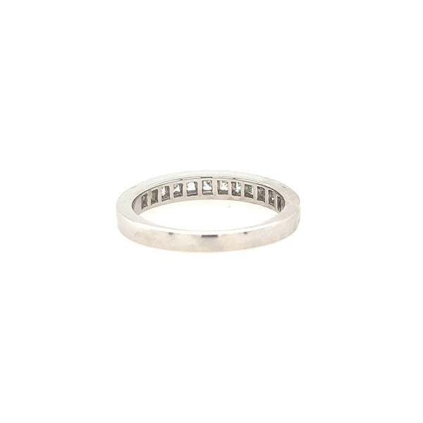 Platinum 1 carat Half Eternity Diamond Wedding Band - Jewelry Design Gallery of East Windsor