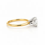 14K Yellow Gold Round Brilliant Cut Diamond Solitaire Engagement Ring - Jewelry Design Gallery of East Windsor