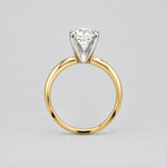 14K Yellow Gold Round Brilliant Cut Diamond Solitaire Engagement Ring - Jewelry Design Gallery of East Windsor