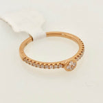 18K Diamond Dainty Wedding Band Ring - Jewelry Design Gallery of East Windsor