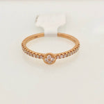 18K Diamond Dainty Wedding Band Ring - Jewelry Design Gallery of East Windsor