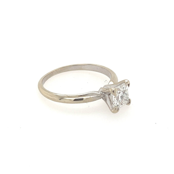 14K Princess Cut Diamond Solitaire Engagement Ring - Jewelry Design Gallery of East Windsor