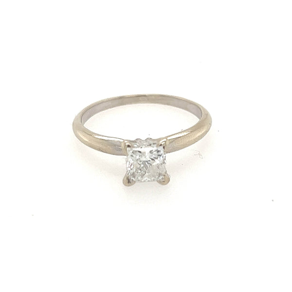 14K Princess Cut Diamond Solitaire Engagement Ring - Jewelry Design Gallery of East Windsor